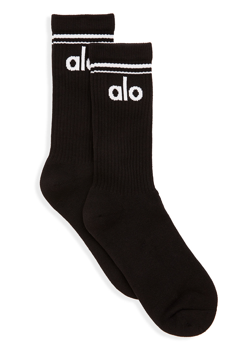 Women's Throwback Sock - Black/White