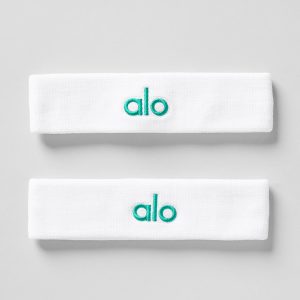 Glow Sweatband (2-Pack) - White/Spruce Green