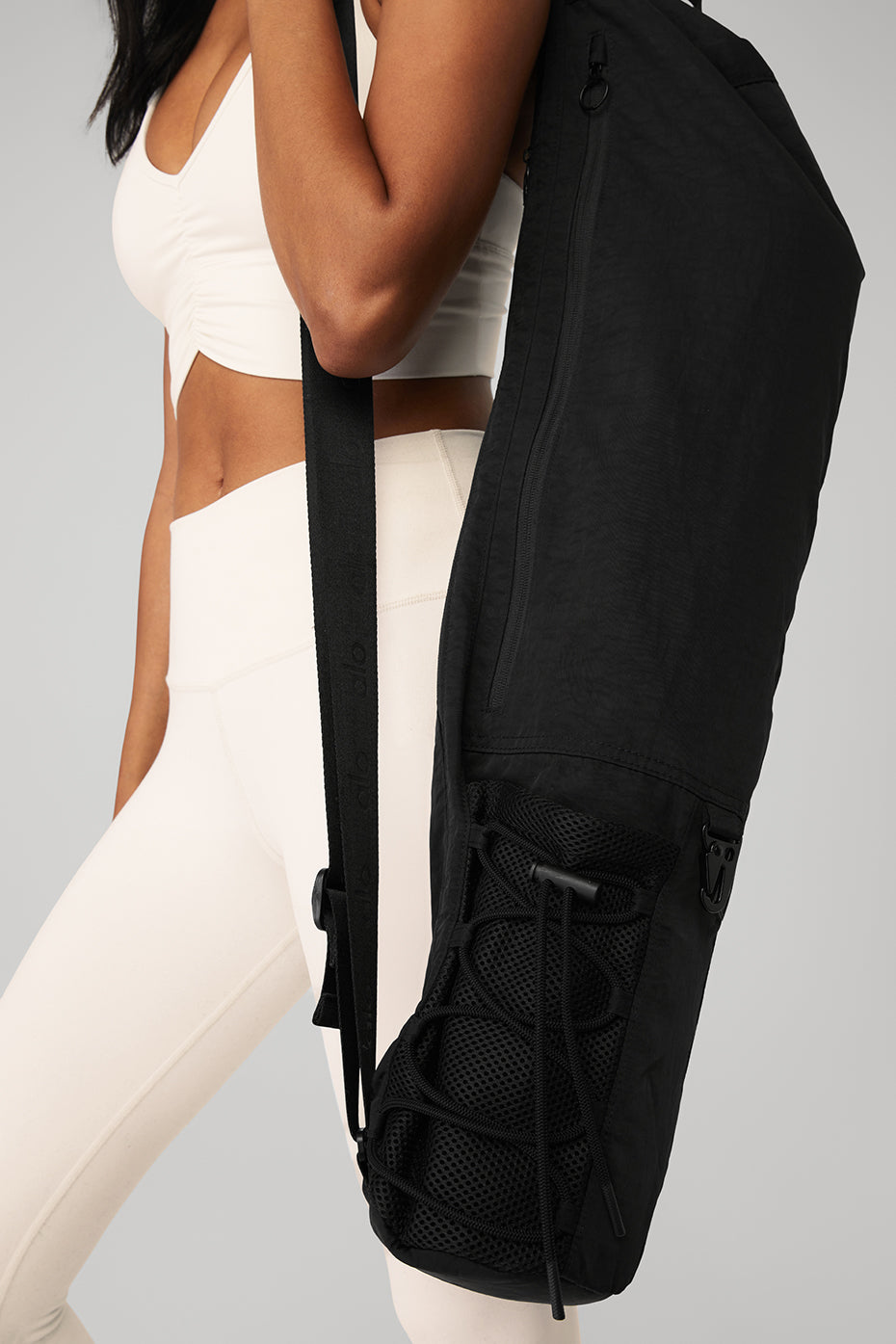 Yoga Mat Bag - Black - Image 4