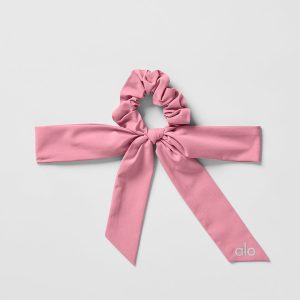 Love Knots Tie Scrunchie - Pink Wild Rose