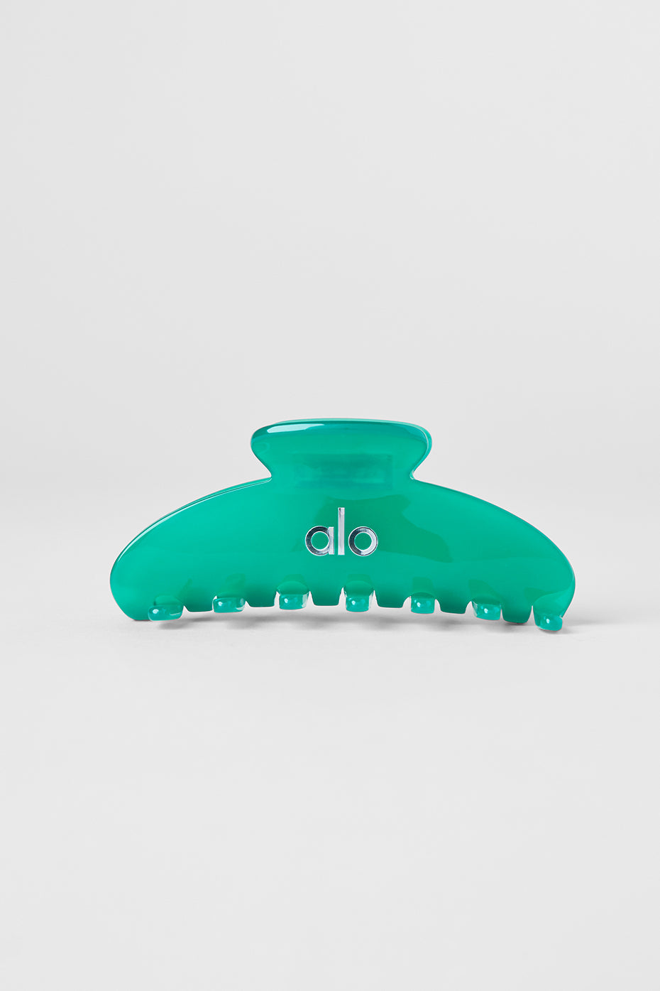 90's Claw Clip - Spruce Green Clear - Image 3