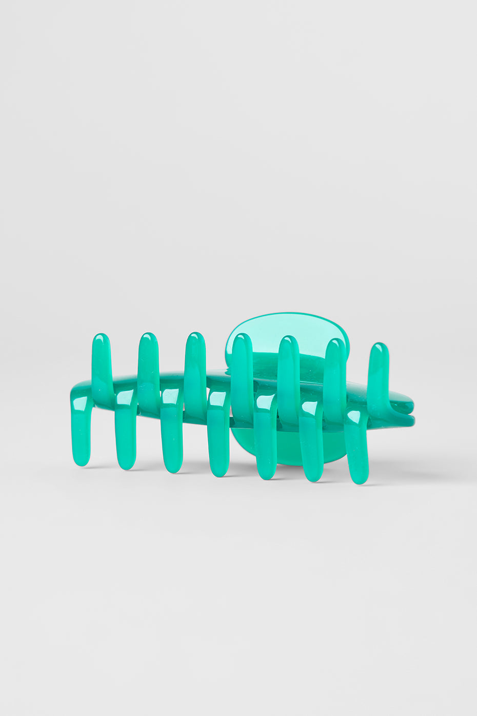 90's Claw Clip - Spruce Green Clear - Image 4
