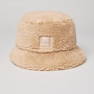 Foxy Sherpa Bucket Hat - Camel