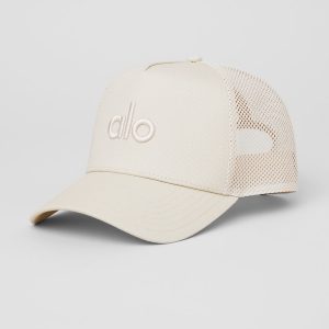District Trucker Hat - Bone