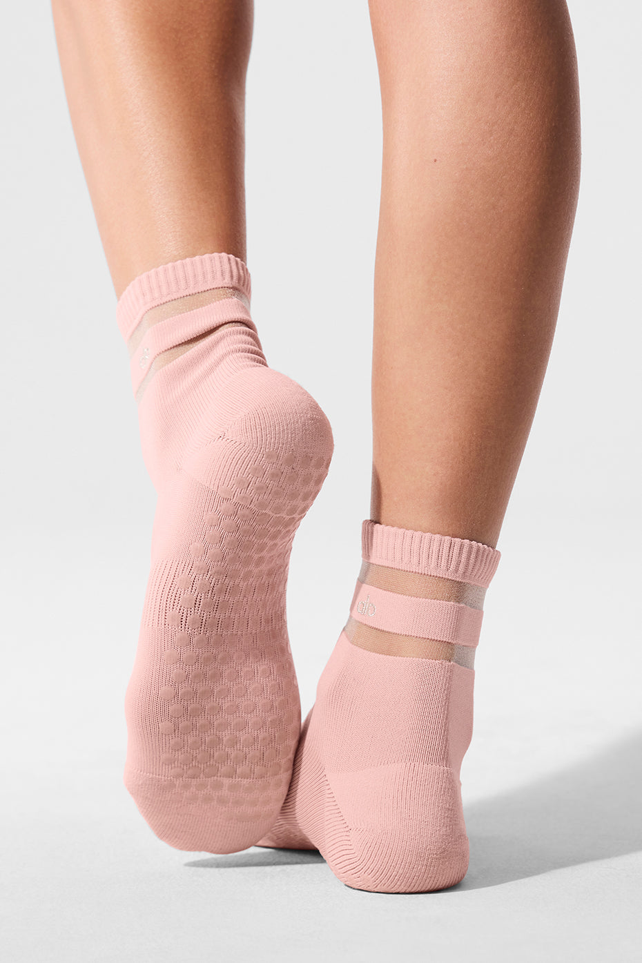 Women's Pulse Grip Sock - Pink Quartz - Image 3