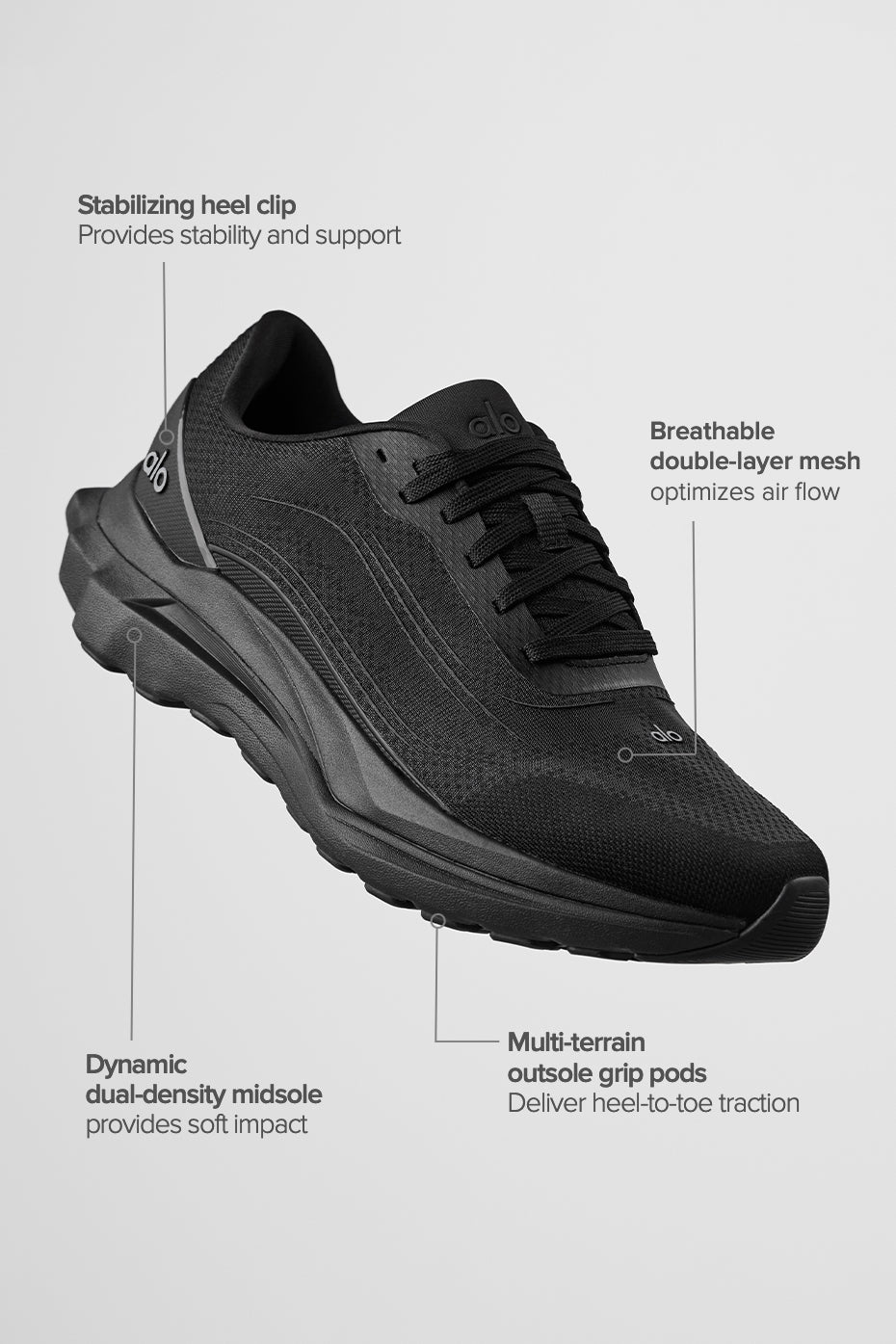 ALO Runner - Black/Black - Image 2