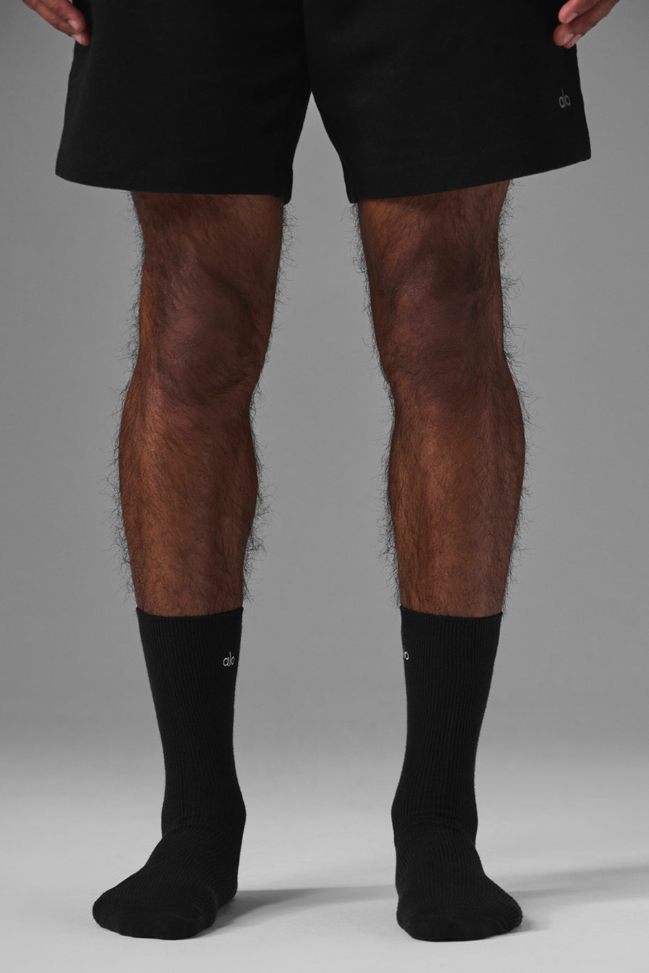 Unisex Half-Crew Understated Sock - Black - Image 3