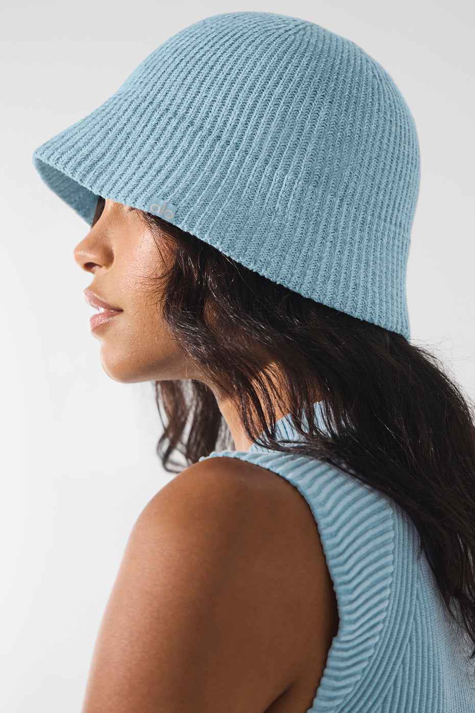 Denim Knit Cloche - Celestial Blue/Dark Celestial Blue - Image 2