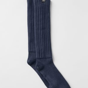 Unisex Scrunch Sock - Navy