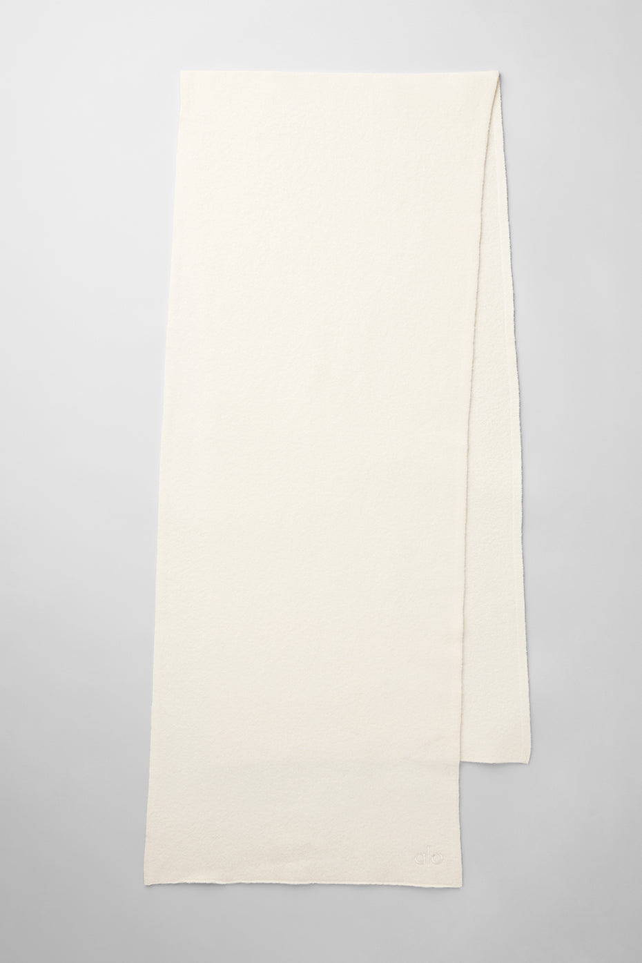 Merino Wool Oversized Scarf - Ivory - Image 5