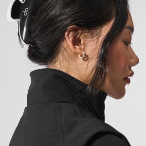 Outline Claw Clip - Black/White