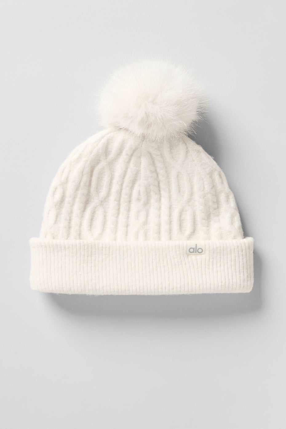 Cable Knit Winter Bliss Beanie - Ivory - Image 2