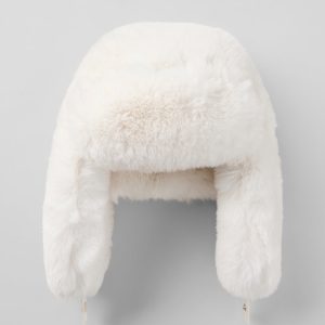 Faux Fur Starstruck Hat - Ivory