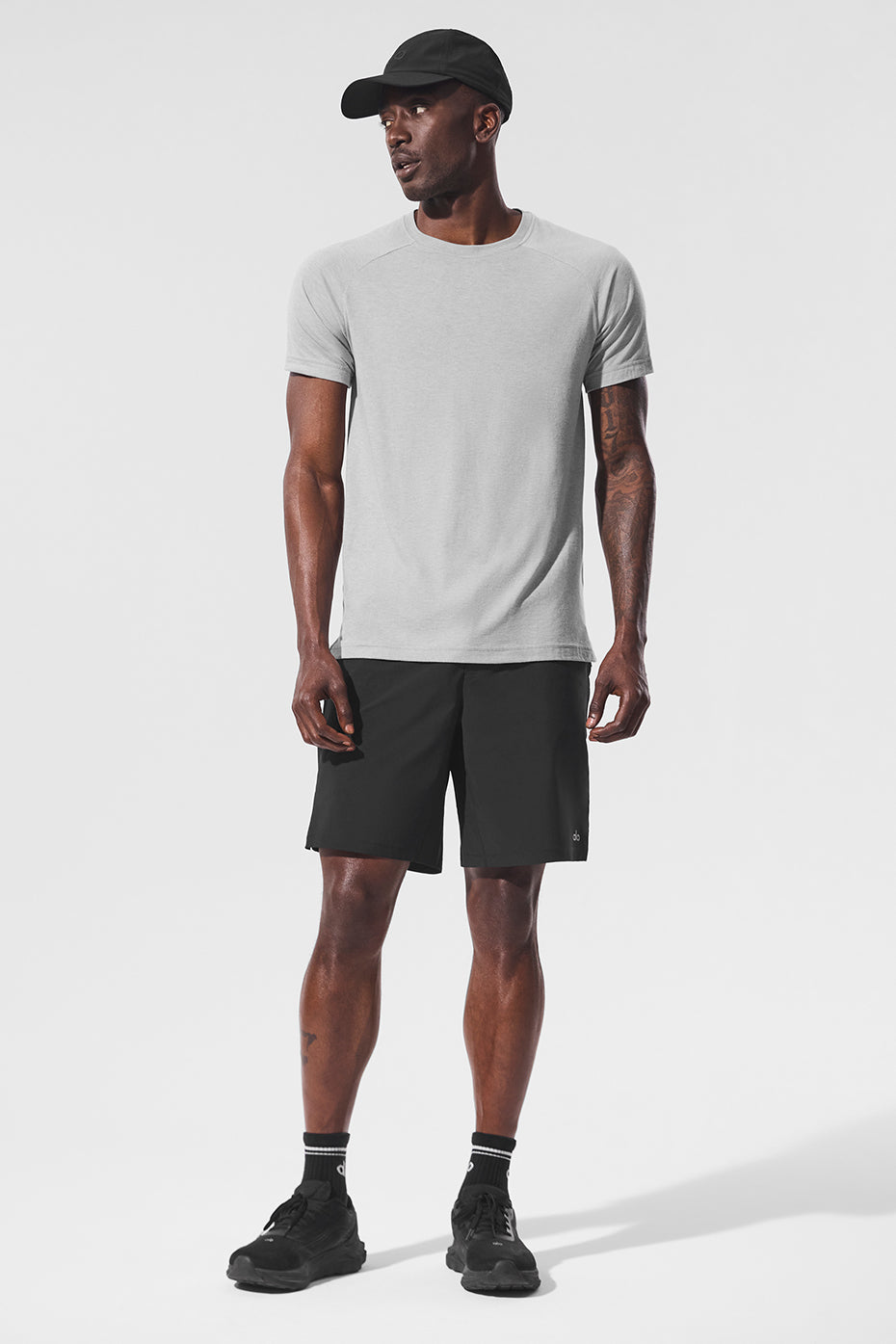 Triumph Raglan Tee - Athletic Heather Grey - Image 3