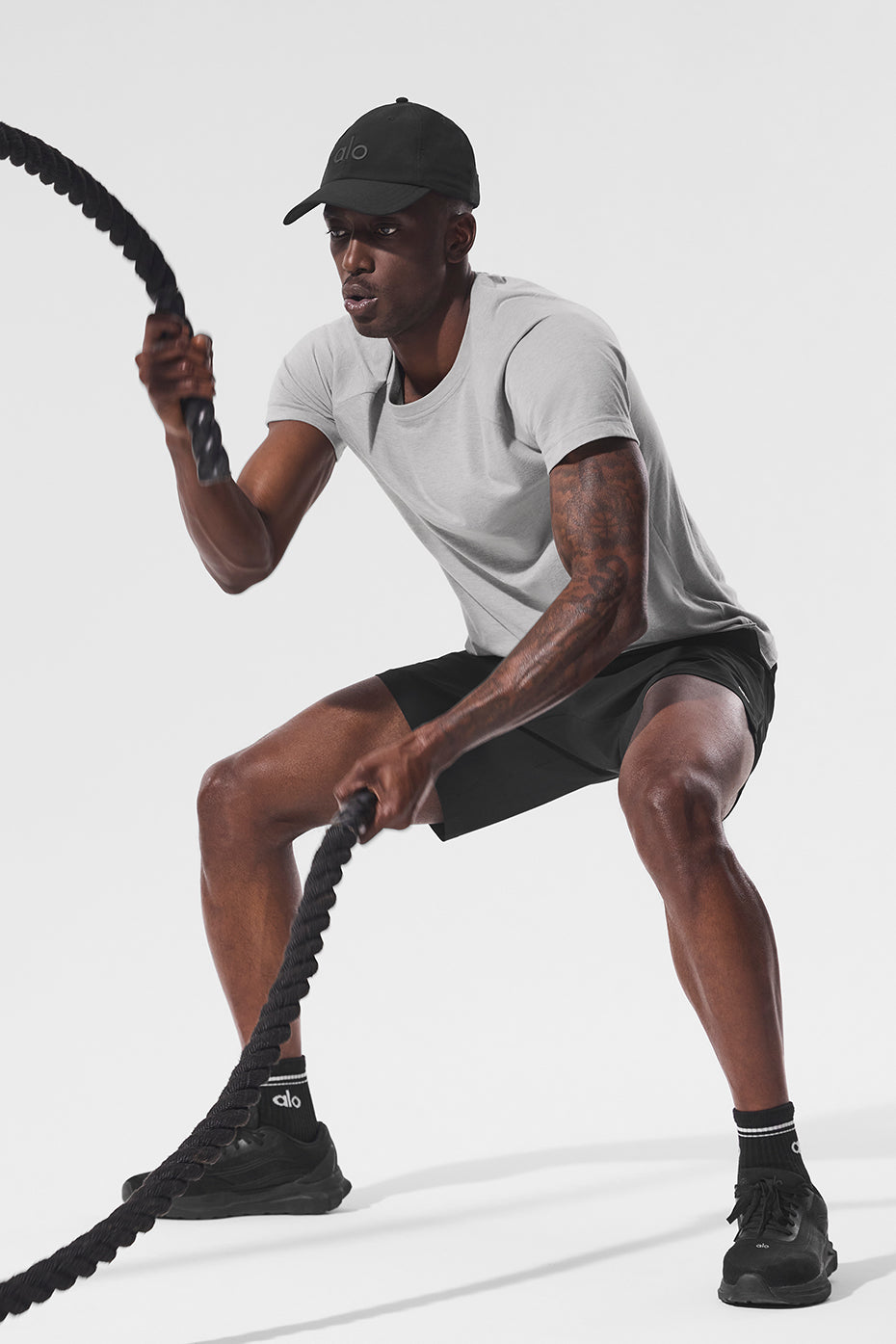 Triumph Raglan Tee - Athletic Heather Grey - Image 4