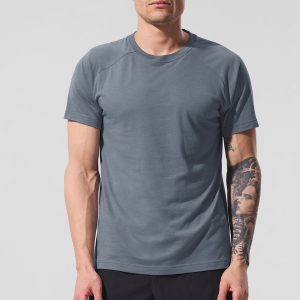 Triumph Raglan Tee - Steel Grey