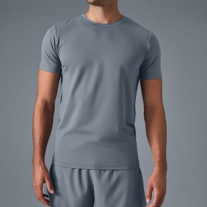 Conquer Reform Crewneck Short Sleeve - Steel Grey