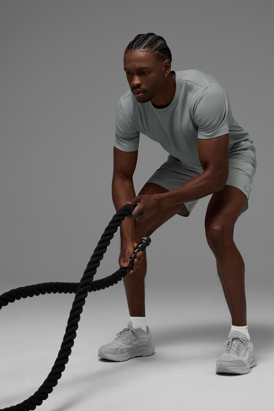 Conquer Reform Crewneck Short Sleeve - Lunar Grey - Image 5