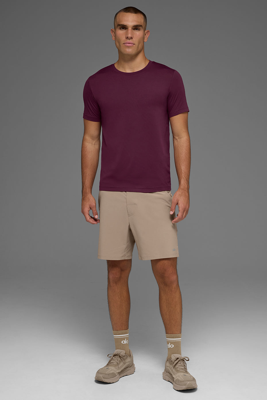 Conquer Reform Crewneck Short Sleeve - Burgundy - Image 7
