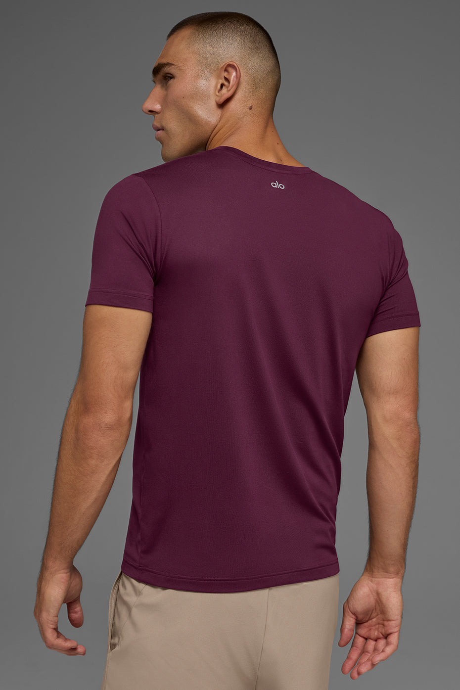 Conquer Reform Crewneck Short Sleeve - Burgundy - Image 3