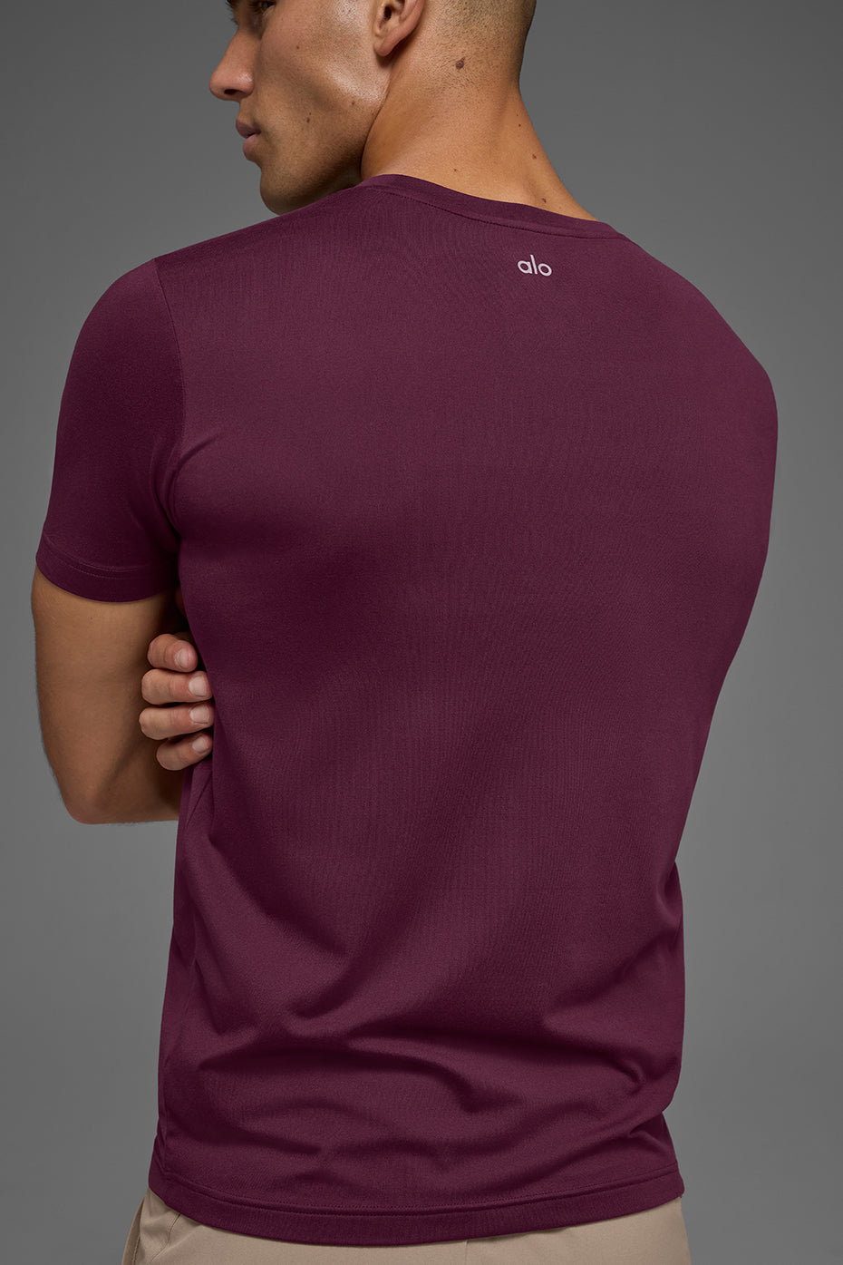 Conquer Reform Crewneck Short Sleeve - Burgundy - Image 5