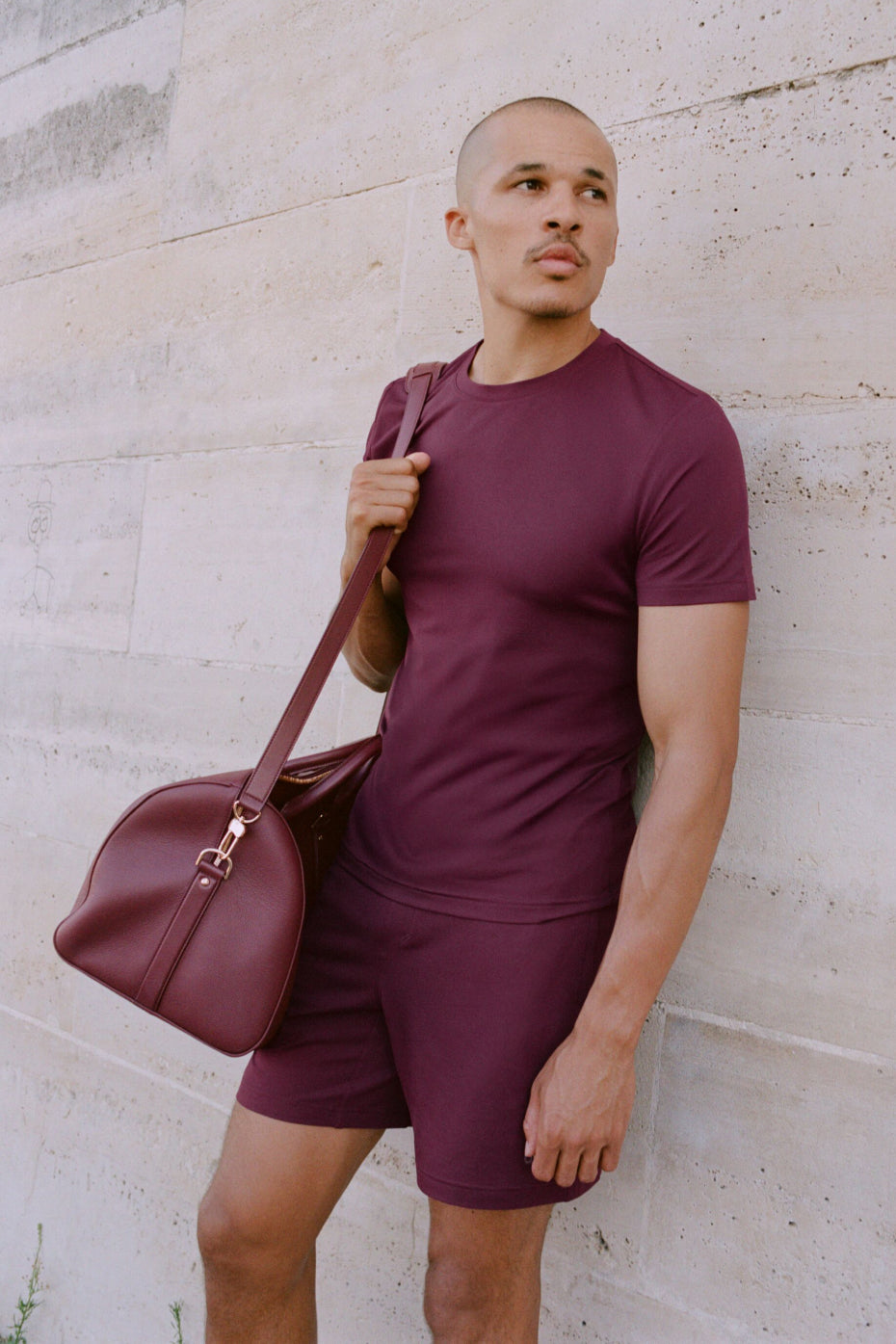 Conquer Reform Crewneck Short Sleeve - Burgundy
