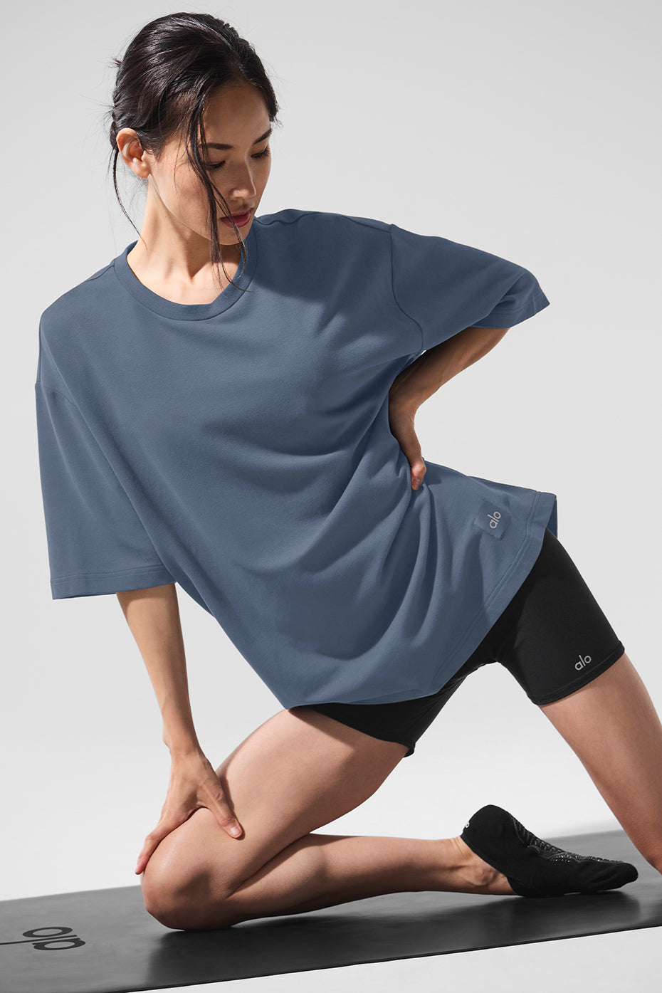 Double Take Short Sleeve - Bluestone - Image 4