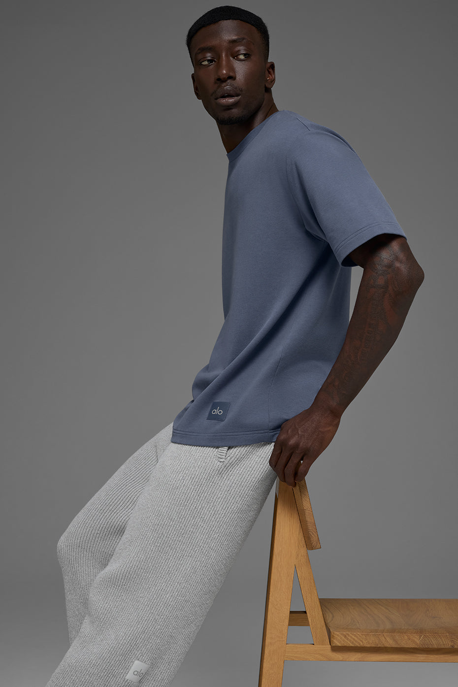 Double Take Short Sleeve - Bluestone - Image 3