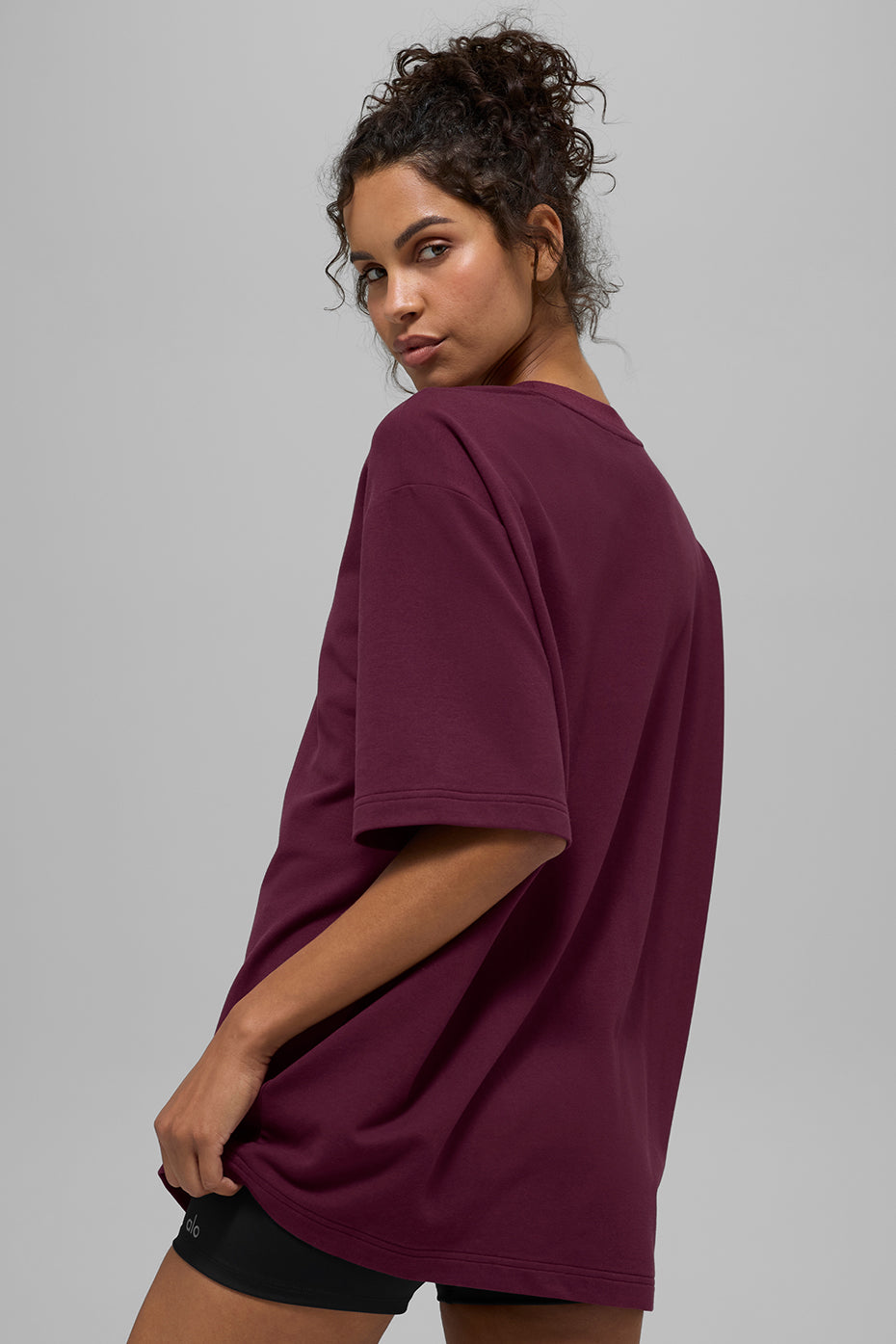 Double Take Short Sleeve - Burgundy - Image 2