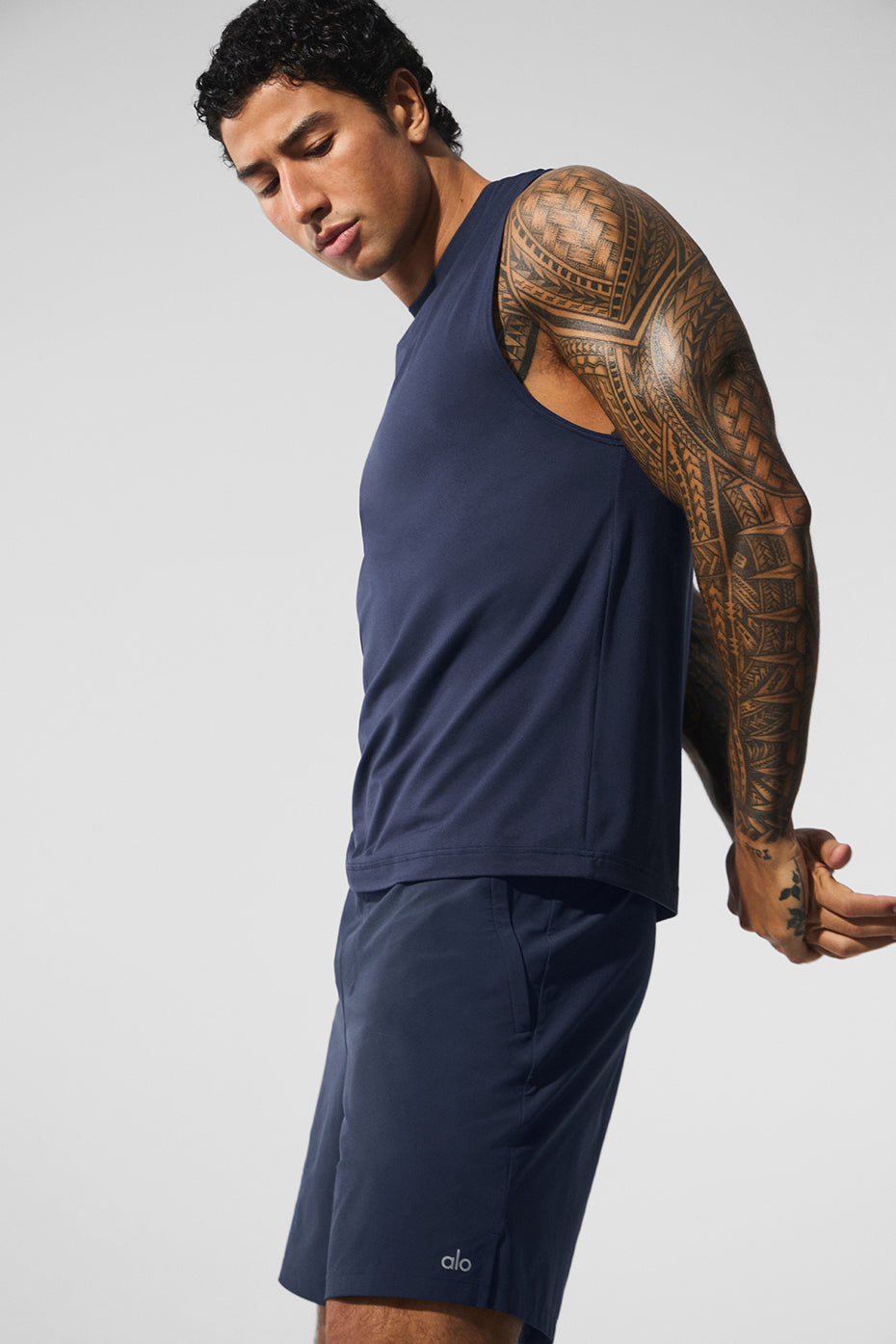 Conquer Muscle Tank - Navy - Image 3