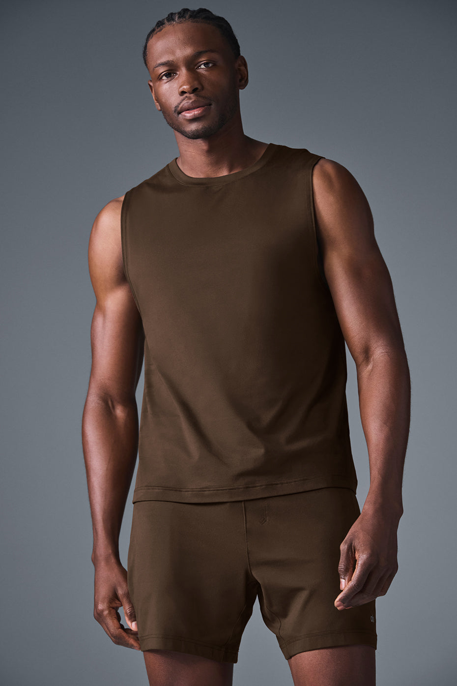 Conquer Muscle Tank - Espresso - Image 4