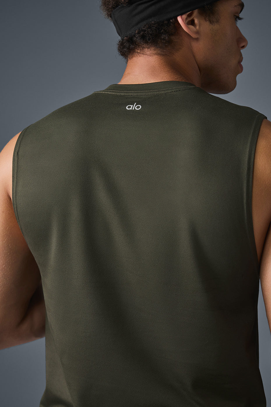 Conquer Muscle Tank - Stealth Green - Image 3