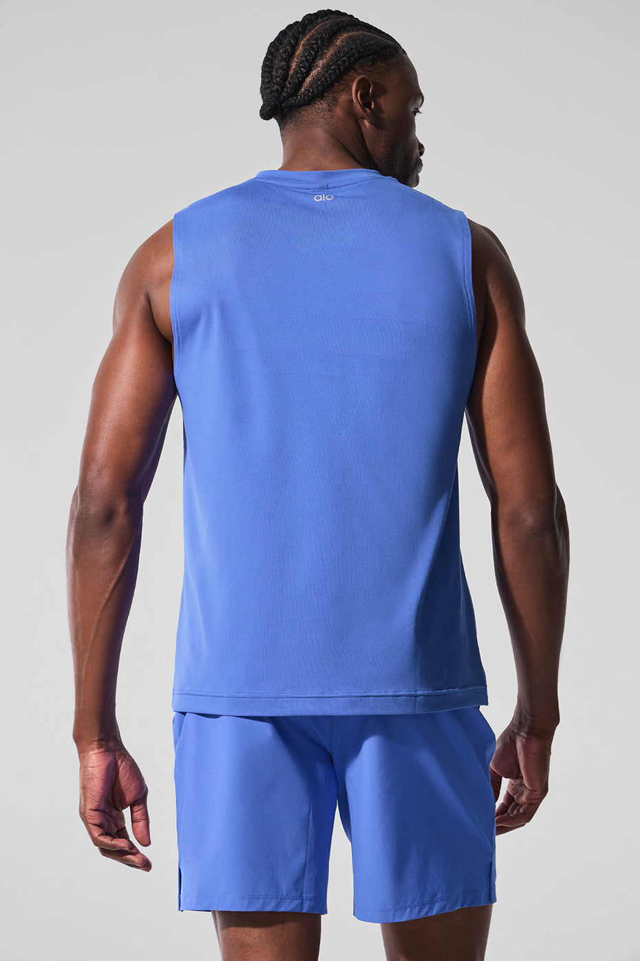 Conquer Muscle Tank - Marathon Blue - Image 2