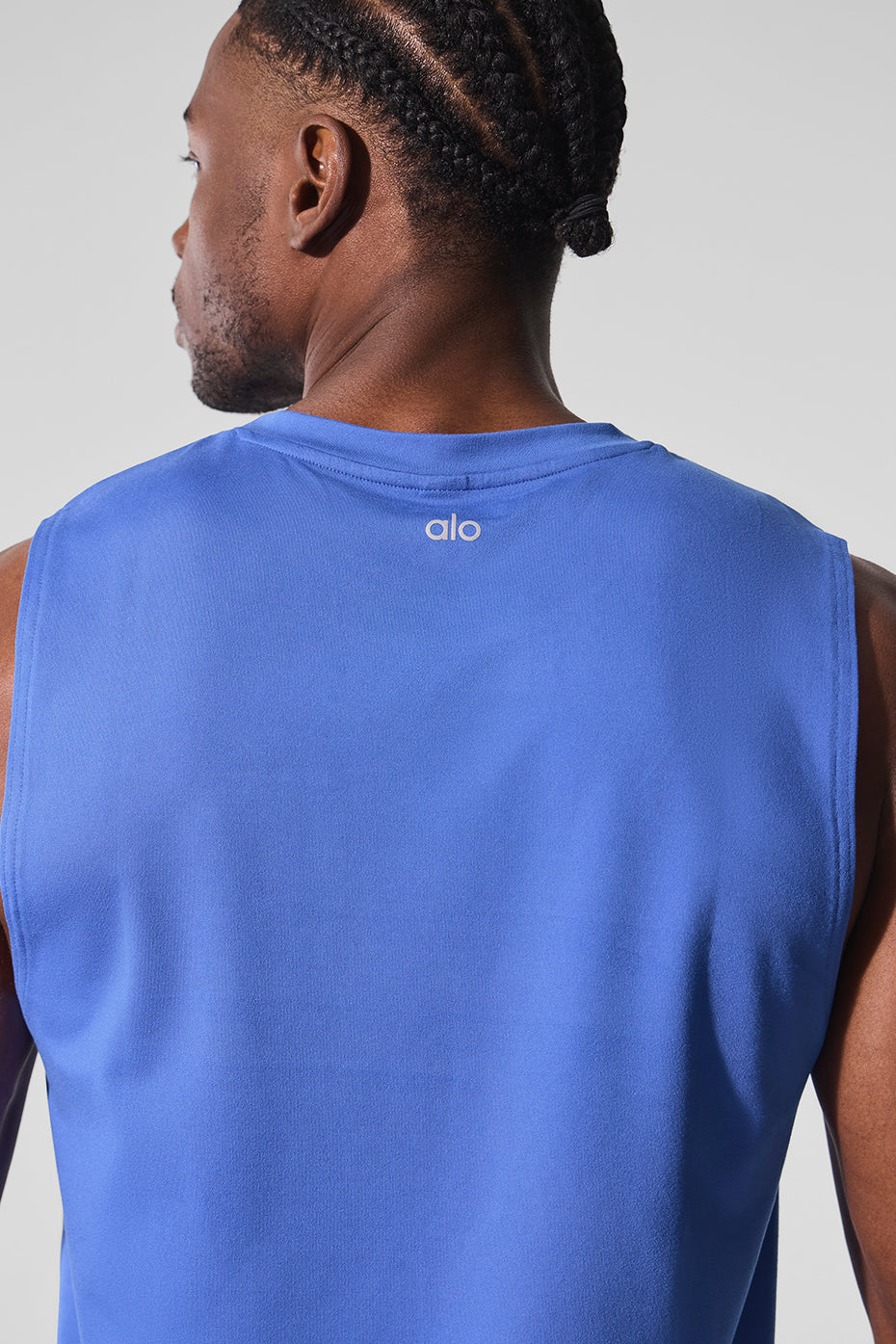 Conquer Muscle Tank - Marathon Blue - Image 3