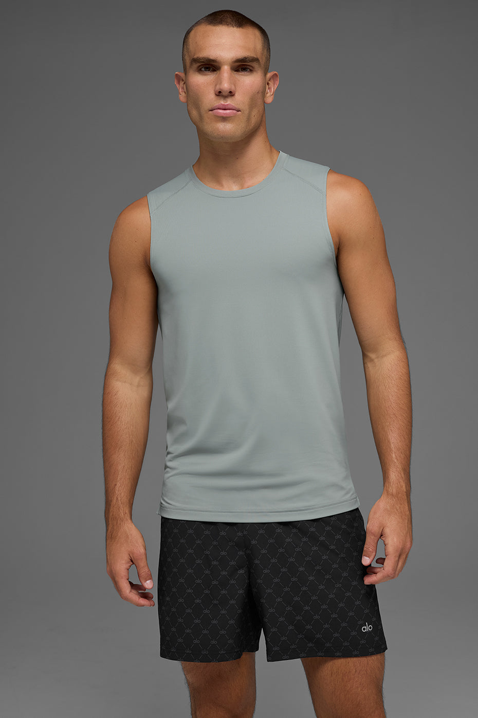 Idol Muscle Tank - Lunar Grey