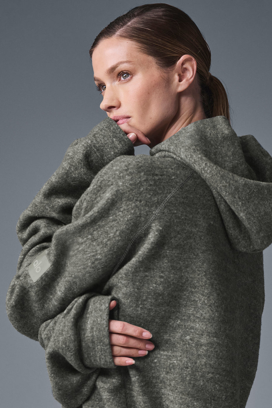 Triumph Hoodie - Grey Triblend - Image 3