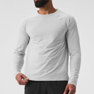 Idol Long Sleeve Performance Tee - Titanium
