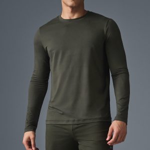 Conquer Reform Crewneck Long Sleeve - Stealth Green