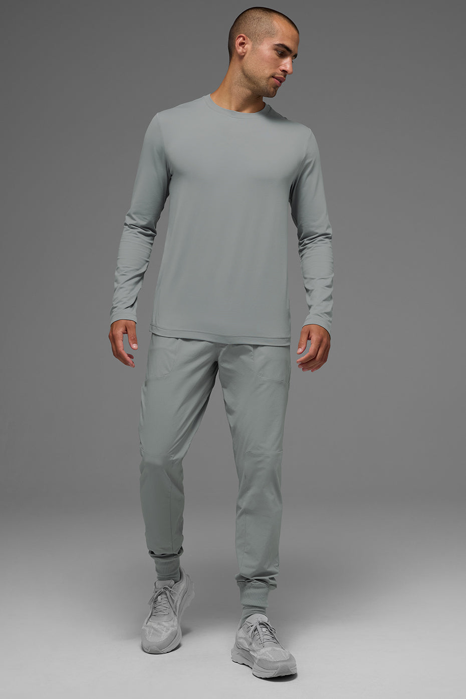 Conquer Reform Crewneck Long Sleeve - Lunar Grey - Image 5