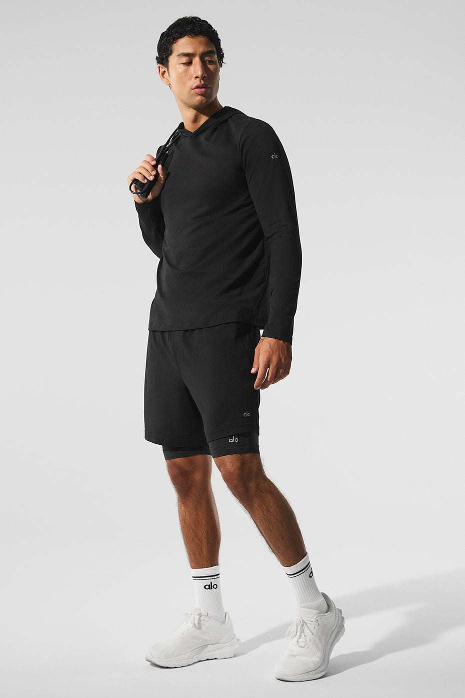 Conquer React 2-In-1 Performance Short - Black/Black - Image 4