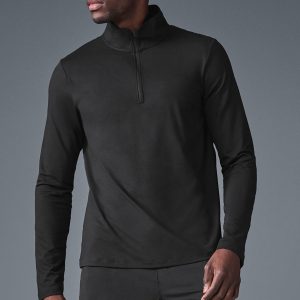 Conquer 1/4 Zip Reform Long Sleeve - Black