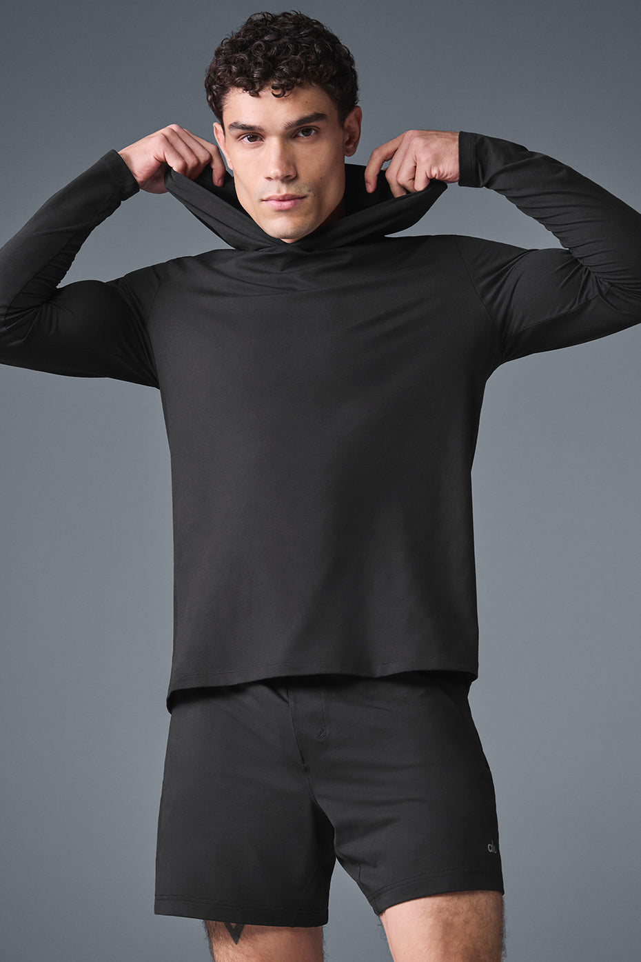 Conquer Reform Long Sleeve With Hood - Black - Image 5