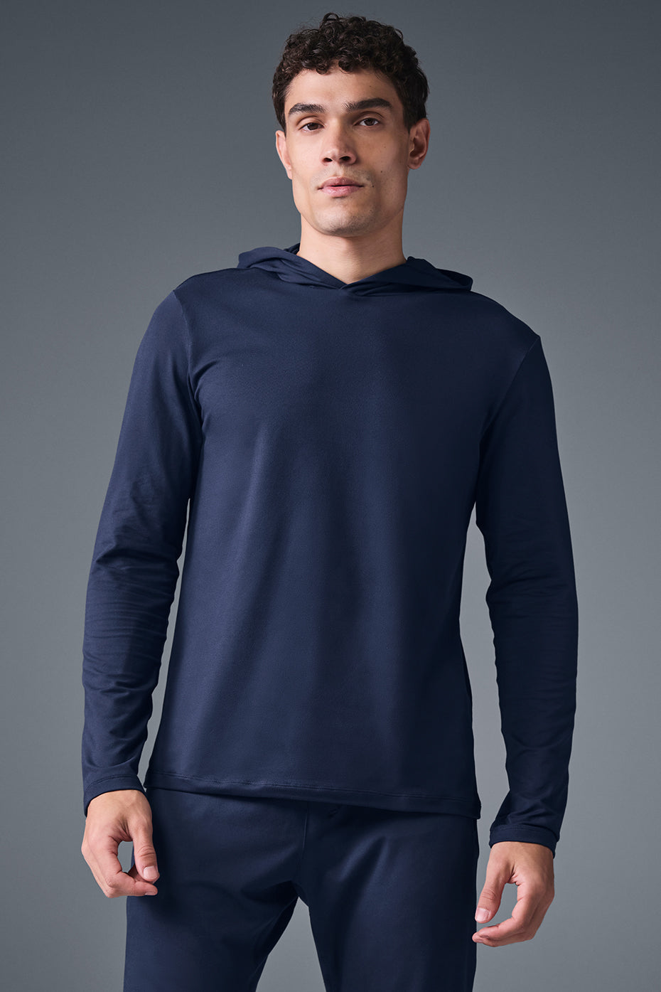 Conquer Reform Long Sleeve With Hood - Navy - Image 3