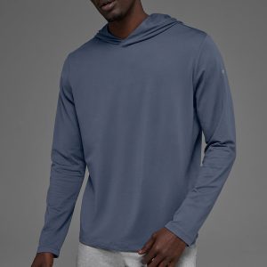 Conquer Reform Long Sleeve With Hood - Bluestone
