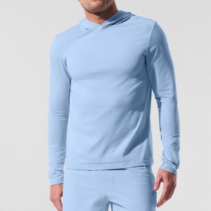 Conquer Reform Long Sleeve With Hood - Seashell Blue