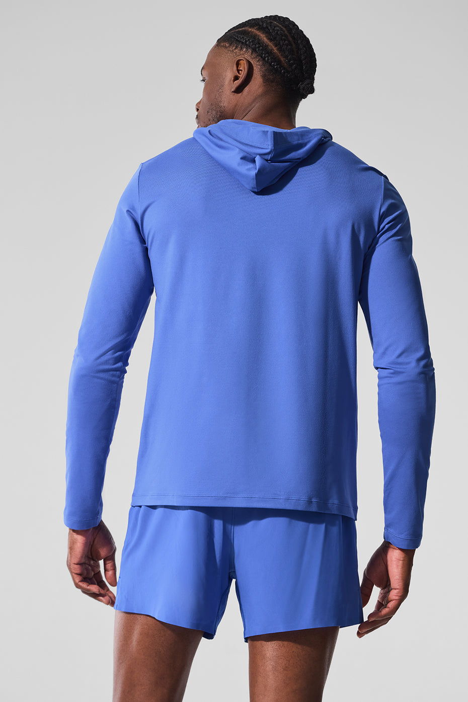 Conquer Reform Long Sleeve With Hood - Marathon Blue - Image 3