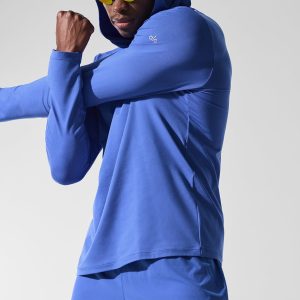 Conquer Reform Long Sleeve With Hood - Marathon Blue