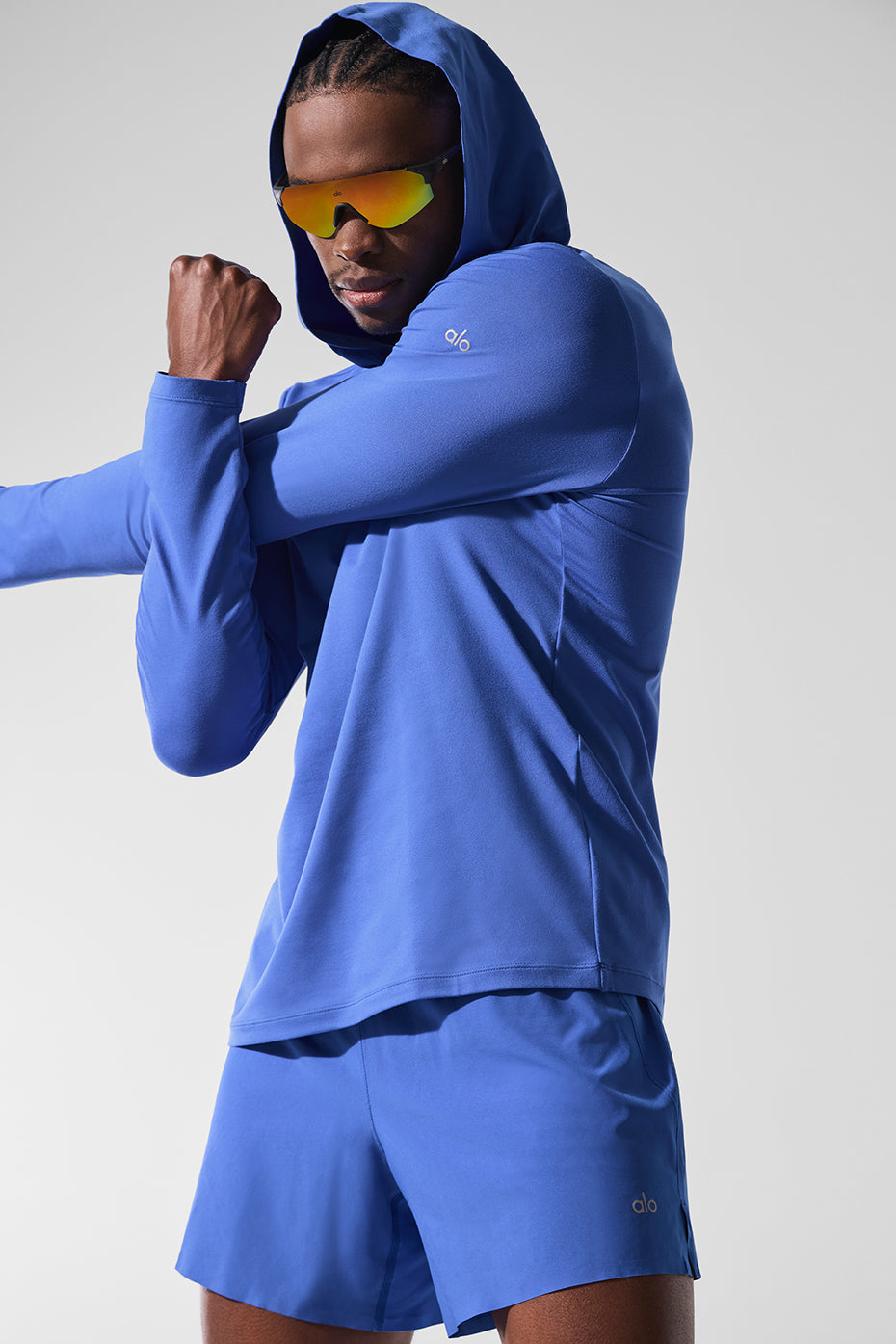 Conquer Reform Long Sleeve With Hood - Marathon Blue