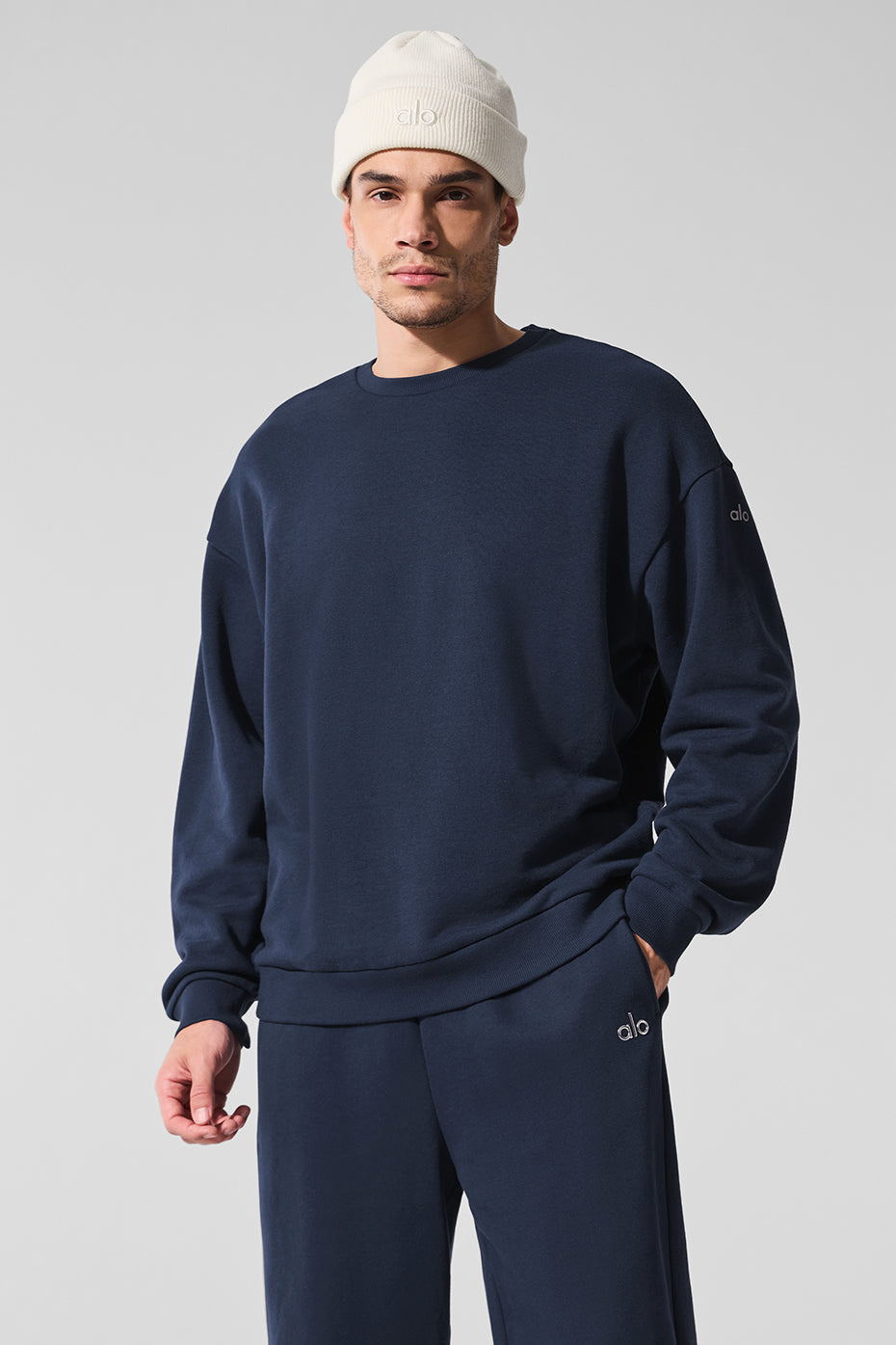 Chill Crew Neck Pullover - Navy
