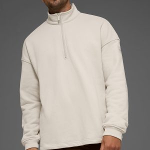 Renown Heavy Weight 1/4 Zip - Bone